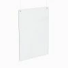 Braeside Displays HP-2432-HG Hanging Sneeze Guard, Acrylic 23-1/2"W x 31-1/2"H - Pkg Qty 2 2 Braeside Displays HP-2432-HG Hanging Sneeze Guard, Acrylic 23-1/2"W x 31-1/2"H - Pkg Qty 2 -Server & Expediter Supplies Sales BXH HP 2432 HG