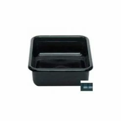 Cambro 1520CBPF110 - Cambox 15-5/16"L x 19-15/16"W x 4-15/16"H, Hi-Gloss Plastic, Flat Bottom, Blk - Pkg Qty 12