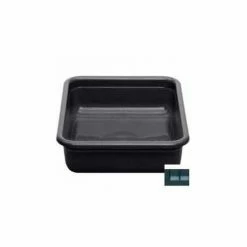 Cambro 1722CBR110 - Cambox 16-7/8"L x 21-7/8"W x 4-3/4"H,Hi-Impact Plastic, Black, NSF - Pkg Qty 12