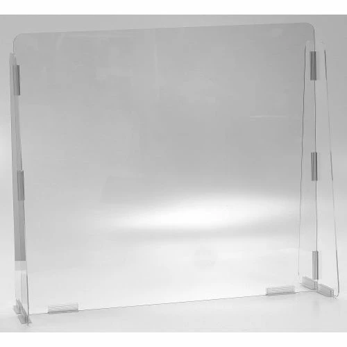 Vestil Cashier Guard, Polycarbonate 31"W x 28"H 3 Vestil Cashier Guard, Polycarbonate 31"W x 28"H