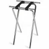 Gaychrome Tray Stand, 19" x 16" Top x 31" High, 2-1/4" Black Straps (6 Per Case) 2 Gaychrome Tray Stand, 19" x 16" Top x 31" High, 2-1/4" Black Straps (6 Per Case) -Server & Expediter Supplies Sales CNT 1053C