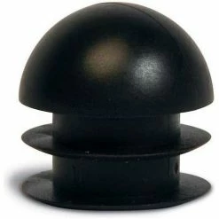 Gaychrome Replacement Round Foot Plug, 1", Black, 24/Pk.