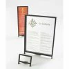 Cal-Mil 1264 Iron Tabletop Cardholder 8-1/2"W x 11"H - Pkg Qty 3 -Server & Expediter Supplies Sales CP6 1264