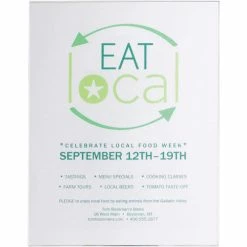 Cal-Mil 214 Wall Mounted U- Style Card Holder 8-1/2"W x 1/4"D x 11"H - Pkg Qty 12