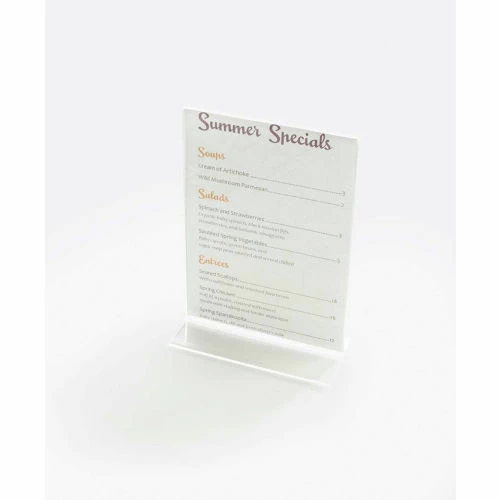 Cal-Mil 506 Classic Uprite Tabletop Cardholder 4"W x 6"H - Pkg Qty 24 3 Cal-Mil 506 Classic Uprite Tabletop Cardholder 4"W x 6"H - Pkg Qty 24