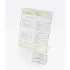 Cal-Mil 515 Classic Easel Tabletop Cardholder 5"W x 7"H - Pkg Qty 24 -Server & Expediter Supplies Sales CP6 515