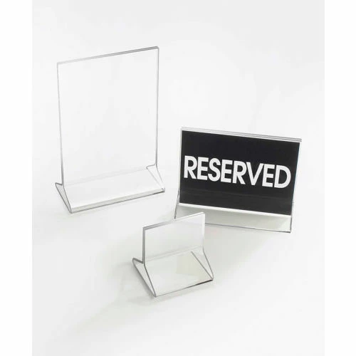 Cal-Mil 538 Classic Standard Tabletop Cardholder 5"W x 7"H - Pkg Qty 24 3 Cal-Mil 538 Classic Standard Tabletop Cardholder 5"W x 7"H - Pkg Qty 24