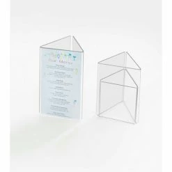 Cal-Mil 541 Classic Tabletop Cardholder 4"W x 4"D x 6"H - Pkg Qty 24