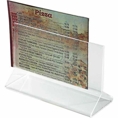 Winco ATCH-53 Table Card Holder, Acrylic - Pkg Qty 12 3 Winco ATCH-53 Table Card Holder, Acrylic - Pkg Qty 12