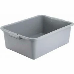 Winco PL-7G - Bus Box, Gray, Polypropylene, 21-1/2"D x 15-3/4"W x 7-1/4"H, NSF -Server & Expediter Supplies Sales DWL PL 7G
