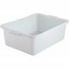 Winco PL-7W - Dish Box, White, 20-1/2" x 17-1/8" x 7" - Pkg Qty 12 -Server & Expediter Supplies Sales DWL PL 7W