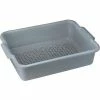 Winco PLP-5G Perforated Bus Box, Gray 2 Winco PLP-5G Perforated Bus Box, Gray -Server & Expediter Supplies Sales DWL PLP 5G