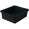 Winco PLW-7K 20.75" x 16.75" x 7" Premium Heavy-Duty Dish Box, Black -Server & Expediter Supplies Sales DWL PLW 7K
