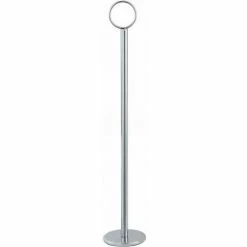 Winco TBH-8 Table Number Holder, 8"H, Stainless Steel - Pkg Qty 24
