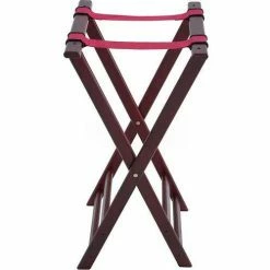 Winco TR-34W - Folding Tray Stand, 33" H, Wood