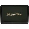 Winco TT-46 - Tip Tray with Gold Imprint Thank You - Pkg Qty 3