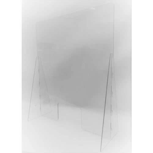 Easy Shield Customer Service Panel & Breath Guard, Polycarbonate 35"W x 14"D x 42"H 4 Easy Shield Customer Service Panel & Breath Guard, Polycarbonate 35"W x 14"D x 42"H - Image 2