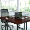 Flash Furniture Clear Acrylic Desk Partition with Hardware, 12"H x 60"W