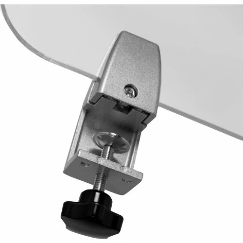 Flash Furniture Clear Acrylic Desk Partition with Hardware, 12"H x 60"W 9 Flash Furniture Clear Acrylic Desk Partition with Hardware, 12"H x 60"W - Image 7