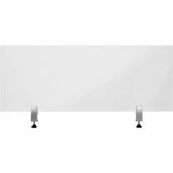 Flash Furniture Clear Acrylic Desk Partition with Hardware, 18"H x 47"W 19 Flash Furniture Clear Acrylic Desk Partition with Hardware, 18"H x 47"W -Server & Expediter Supplies Sales FBR DDIA 45119 GG inset1