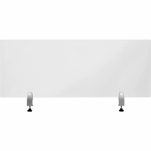 Flash Furniture Clear Acrylic Desk Partition with Hardware, 18"H x 47"W 10 Flash Furniture Clear Acrylic Desk Partition with Hardware, 18"H x 47"W - Image 8