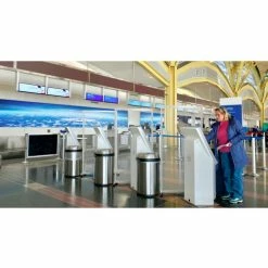 Quantum Curved Rigid Mobile Floor Partition, 1-Panel, 36"W x 72"H, Clear, Aluminum Frame -Server & Expediter Supplies Sales FP36X72AR 5000 04