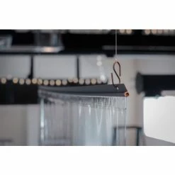 Global Industrial™ Ceiling Mounted Personal Safety Partition 54"W x 36"H - Clear -Server & Expediter Supplies Sales GFF 33467F