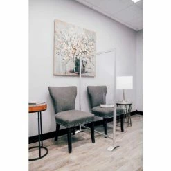 Global Industrial™ Floor Supported Portable Personal Safety Partition 3'W x 5'H - Clear -Server & Expediter Supplies Sales GFF 34147D