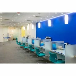 MasterVision Protector Desktop Board, Clear Panel, Aluminum Frame with Clamps - 47-1/4"W x 35-2/5"H -Server & Expediter Supplies Sales GL08019101 03