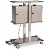 Lakeside Stainless Steel Food Carrier Box Storage Rack W/ Built-In Lug Strip - 696 -Server & Expediter Supplies Sales LAF 696