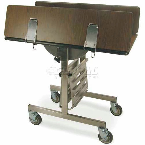 Geneva Lakeside Geneva Tri-Fold Leaf Room Service Cart, Square, 36"W x 31"H x 40"L - 74410 3 Geneva Lakeside Geneva Tri-Fold Leaf Room Service Cart, Square, 36"W x 31"H x 40"L - 74410