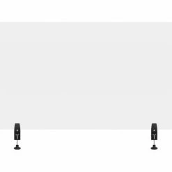 Luxor RECLAIM® Acrylic Sneeze Guard Desk Divider - 48" x 30" - Clear 11 Luxor RECLAIM® Acrylic Sneeze Guard Desk Divider - 48" x 30" - Clear -Server & Expediter Supplies Sales LUR DIVCL 4830C