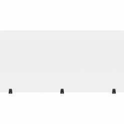 Luxor RECLAIM® Acrylic Sneeze Guard Desk Divider, Freestanding - 60" x 30" - Clear 11 Luxor RECLAIM® Acrylic Sneeze Guard Desk Divider, Freestanding - 60" x 30" - Clear -Server & Expediter Supplies Sales LUR DIVTT 6030C