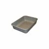 MFG Tray Molded Fiberglass Toteline Nesting Box Bus Pan 330008 -21"L x 15"W x 5"H, Gray