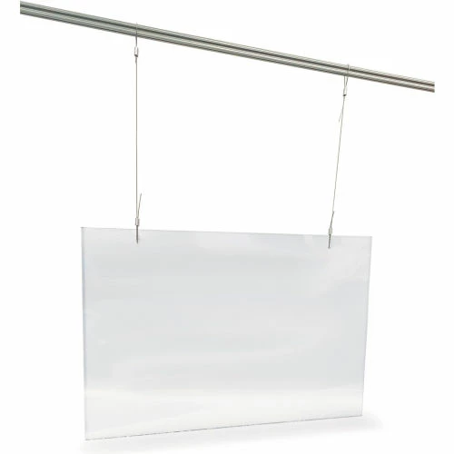 Easy Shield Customer Service Panel & Breath Guard, Polycarbonate 36"W x 1/4"D x 24"H 5 Easy Shield Customer Service Panel & Breath Guard, Polycarbonate 36"W x 1/4"D x 24"H - Image 3