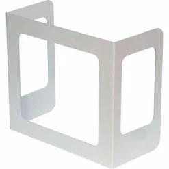 Vestil Personal Student Desk Shield Guard, Three Sided Window - 20"W x 10"D x 17-1/2"H