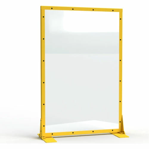 StrongHold® Clearview Polycarbonate Industrial Work Station Partition, 48"W x 72"H 3 StrongHold® Clearview Polycarbonate Industrial Work Station Partition, 48"W x 72"H