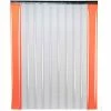 Global Industrial™ Low Temperature Strip Door - 4'W x 8'H - 8" Smooth Clear PVC -Server & Expediter Supplies Sales TMI SD10 08LC15