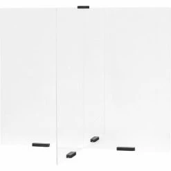 Quantum Safety Shield, Quad Table Divider 29"W x 23"D Clear Acrylic -Server & Expediter Supplies Sales TTX 4WD29X23A 5000