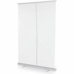 Quantum Retractable Floor Partition with Telescoping T-Frame, 47"W x 81"H, Clear Polyester -Server & Expediter Supplies Sales TTX PS47X81APU 5000