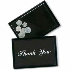 Vollrath® Plastic Tip Tray, 1000-06, Black, 6-1/2" X 4-1/2" - Pkg Qty 36