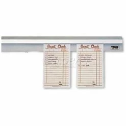 Vollrath® Check Holders, 2536, 36" Long, Brushed Aluminum - Pkg Qty 2