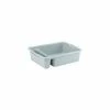 Vollrath® Signature Heavy-Duty Two Compartment Bus Box, 52632, 23" X 17-1/2" X 6", Gray - Pkg Qty 6 -Server & Expediter Supplies Sales VOL 52632