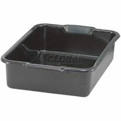 Vollrath® 52660 - Signature Bus Box, Heavy-Duty, Single Compartment, 20" x 15" x 7", Black - Pkg Qty 12