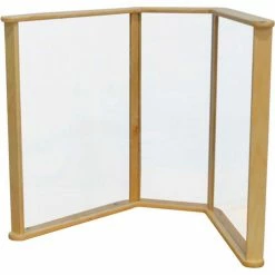 Wood Designs™ Sneeze Guard Table Partition, 29"W x 20"D x 24"H