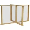Wood Designs™ Sneeze Guard Table Partition, 45"W x 33"D x 24"H