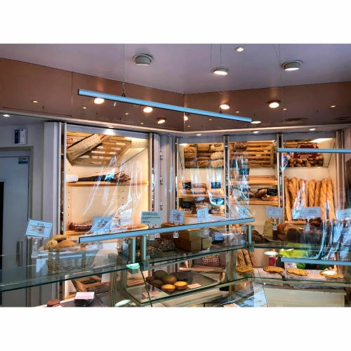 Clearway Clear-Guard™ Hanging Separation Screen CGHSSSC4828 48"W x 28"H - Clear 5 Clearway Clear-Guard™ Hanging Separation Screen CGHSSSC4828 48"W x 28"H - Clear - Image 3