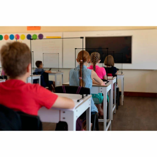 Goff's Goff Personal Safety Tabletop Partition, 15"W x 18"H - Clear 7 Goff's Goff Personal Safety Tabletop Partition, 15"W x 18"H - Clear - Image 5