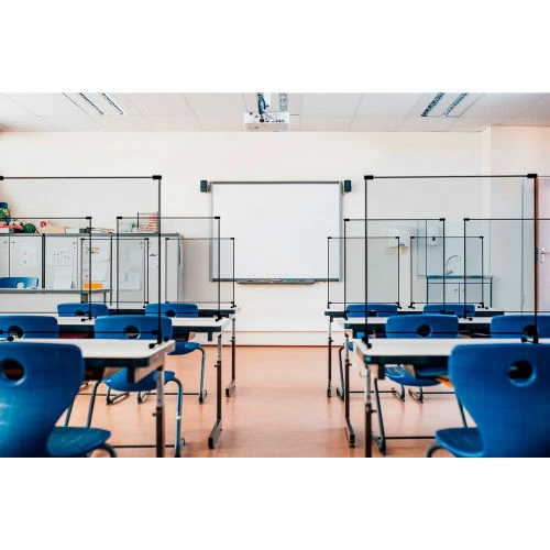 Goff's Goff Personal Safety Tabletop Partition, 15"W x 18"H - Clear 8 Goff's Goff Personal Safety Tabletop Partition, 15"W x 18"H - Clear - Image 6