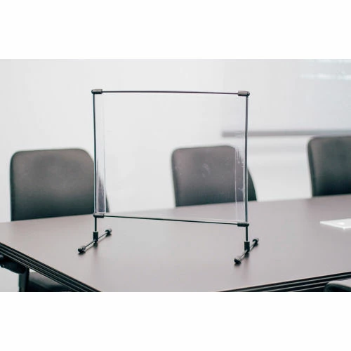 Goff's Goff Personal Safety Tabletop Partition, 15"W x 18"H - Clear 9 Goff's Goff Personal Safety Tabletop Partition, 15"W x 18"H - Clear - Image 7